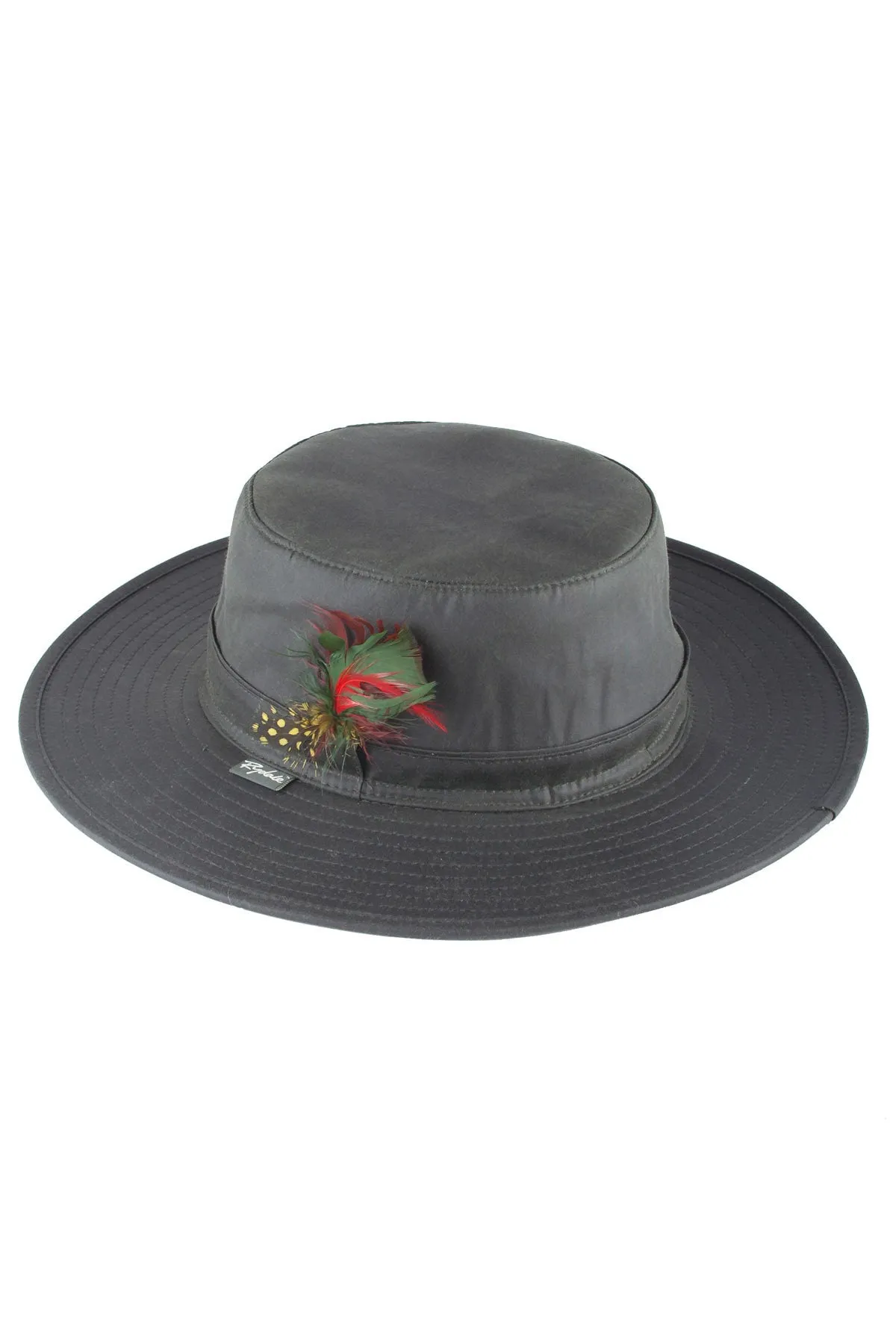 Men's Wide Brimmed Wax Cotton Hat