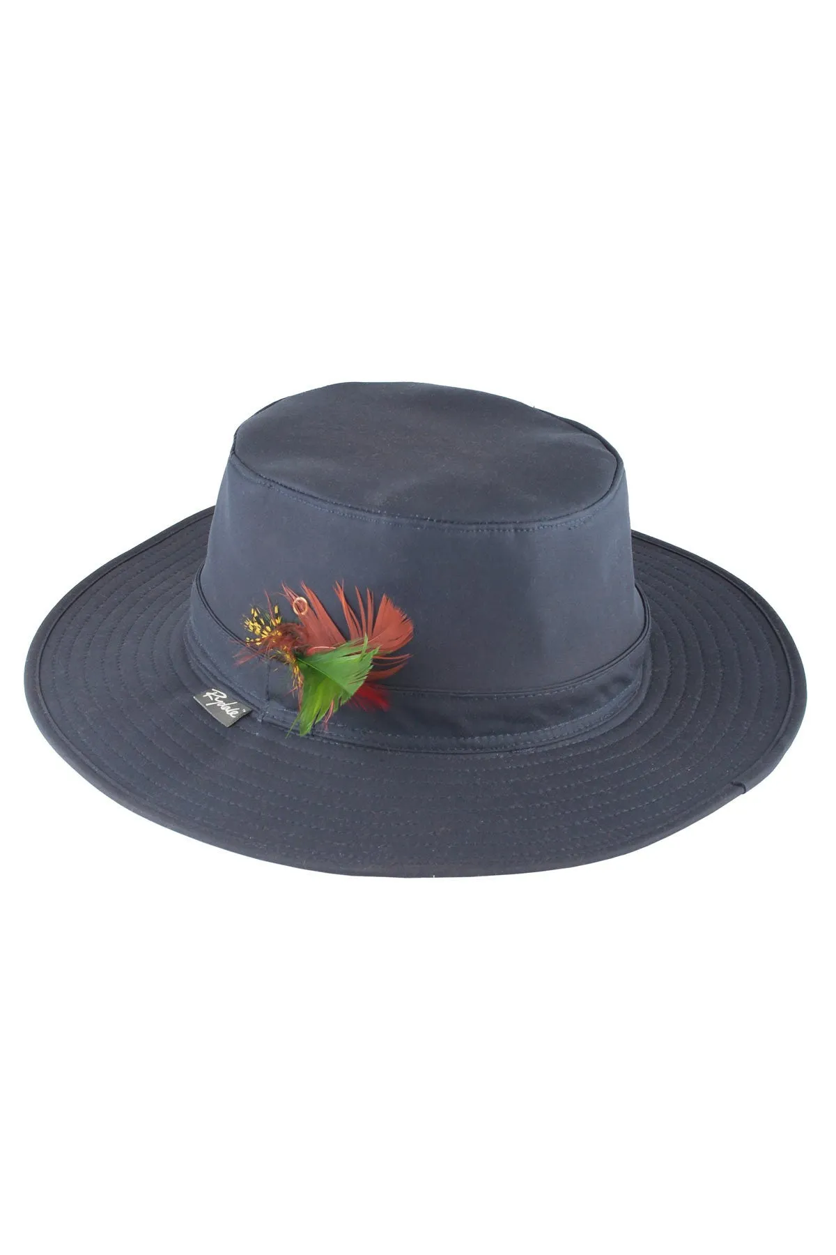 Men's Wide Brimmed Wax Cotton Hat