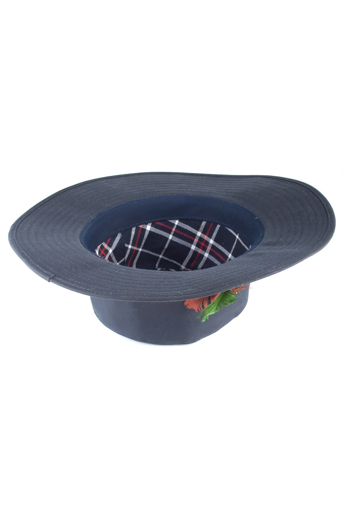 Men's Wide Brimmed Wax Cotton Hat