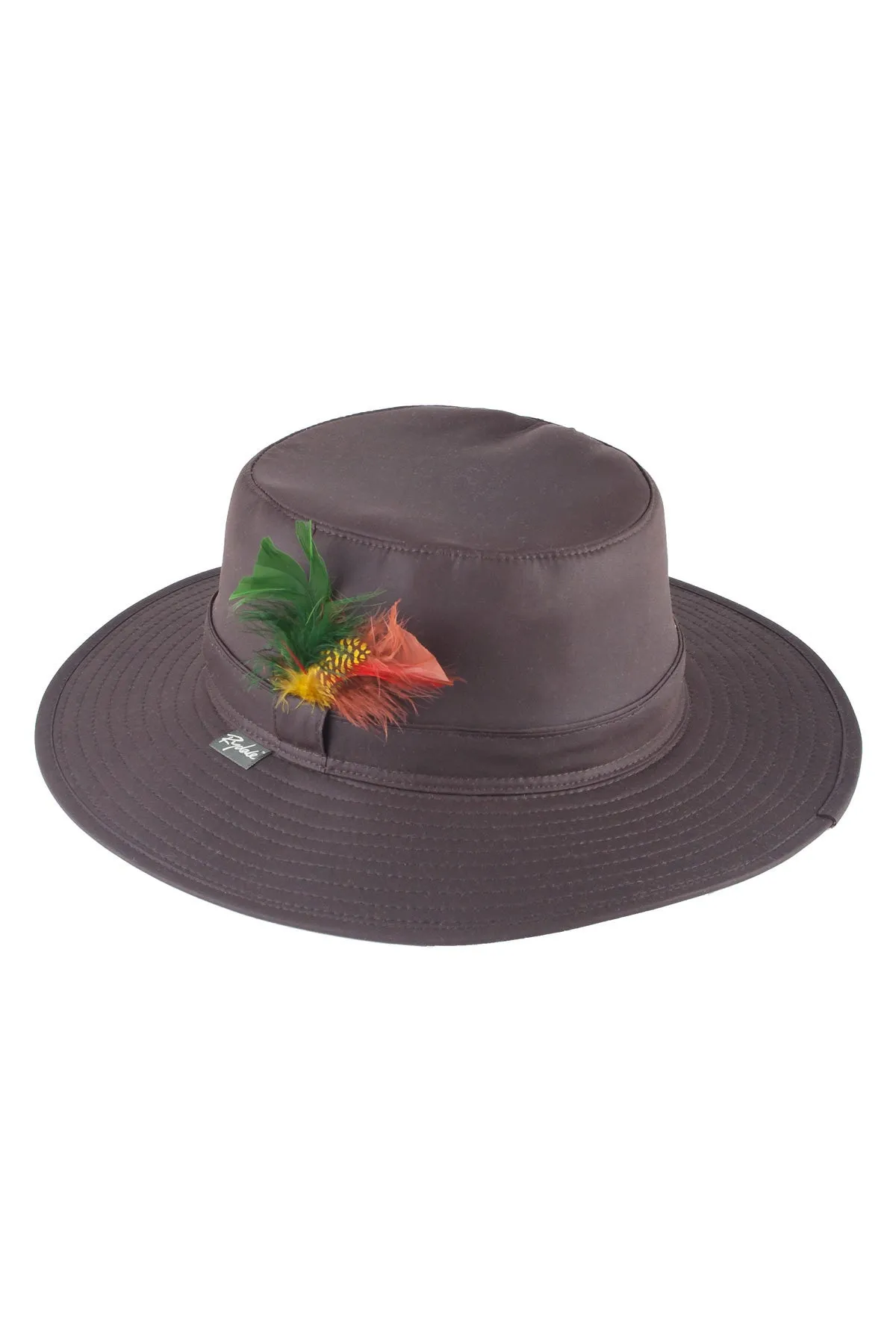 Men's Wide Brimmed Wax Cotton Hat