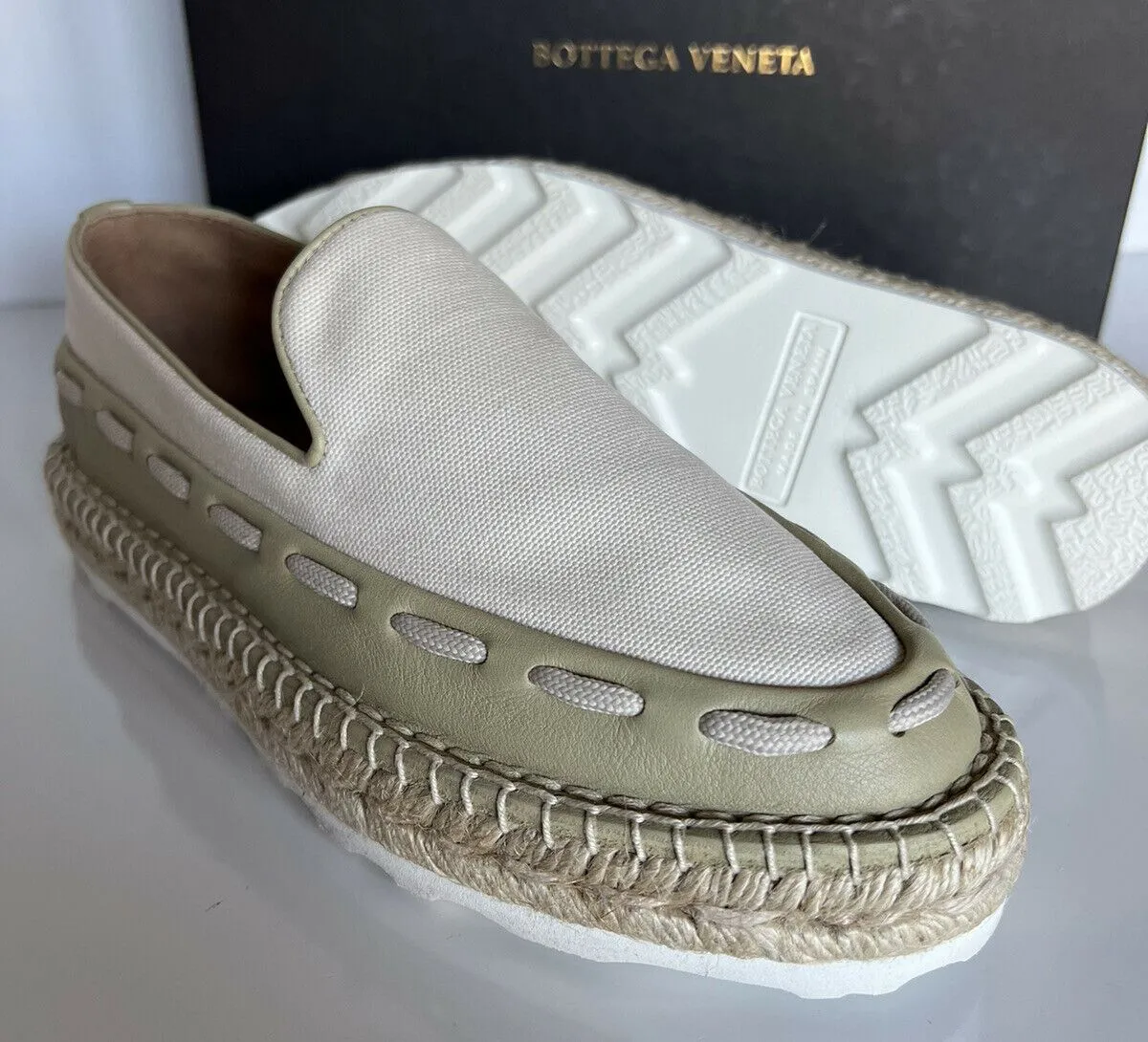 NIB $620 Bottega Veneta Women's Slip-on Espadrilles Shoes 10 US (40 Euro) 578386