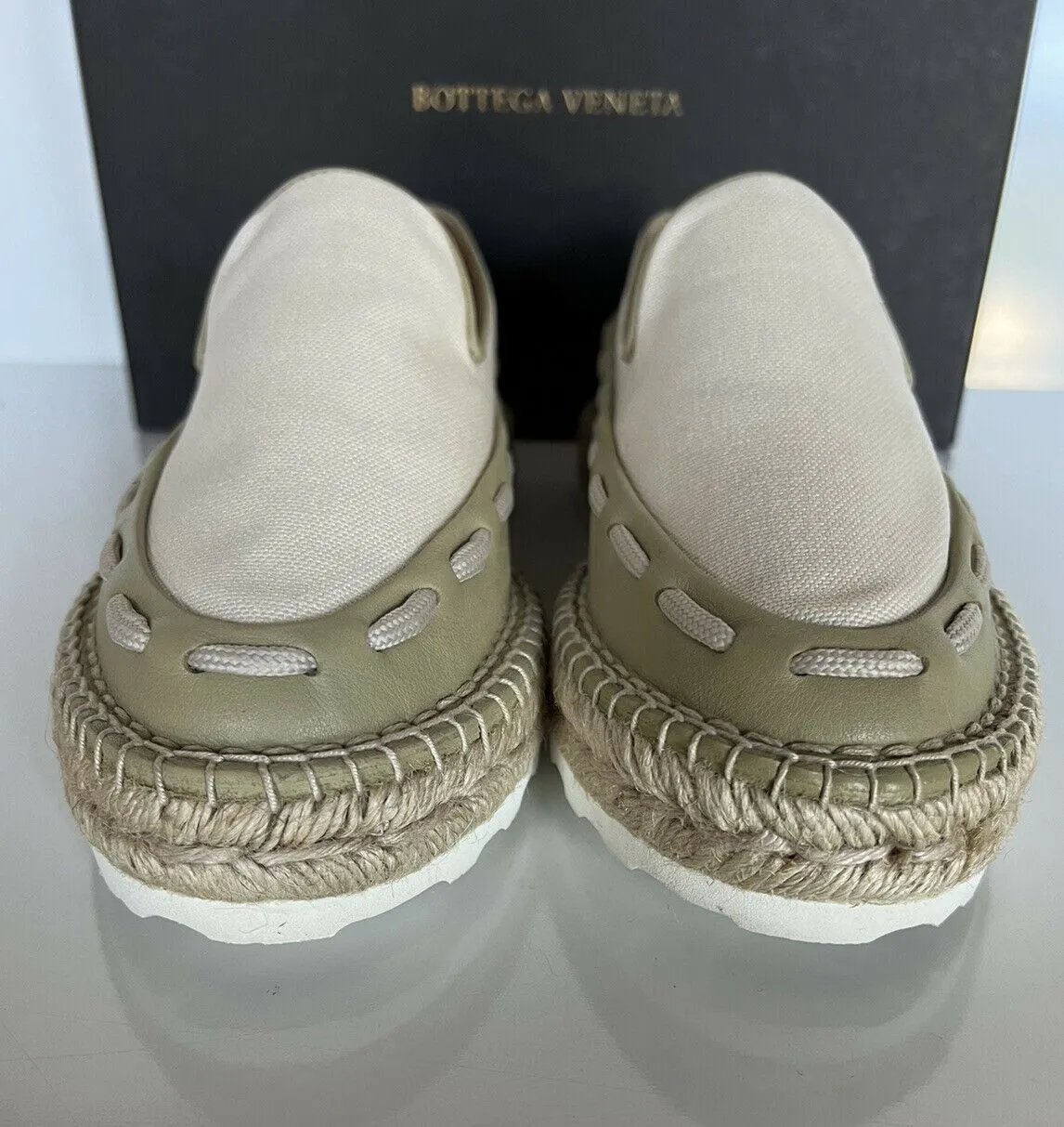 NIB $620 Bottega Veneta Women's Slip-on Espadrilles Shoes 10 US (40 Euro) 578386