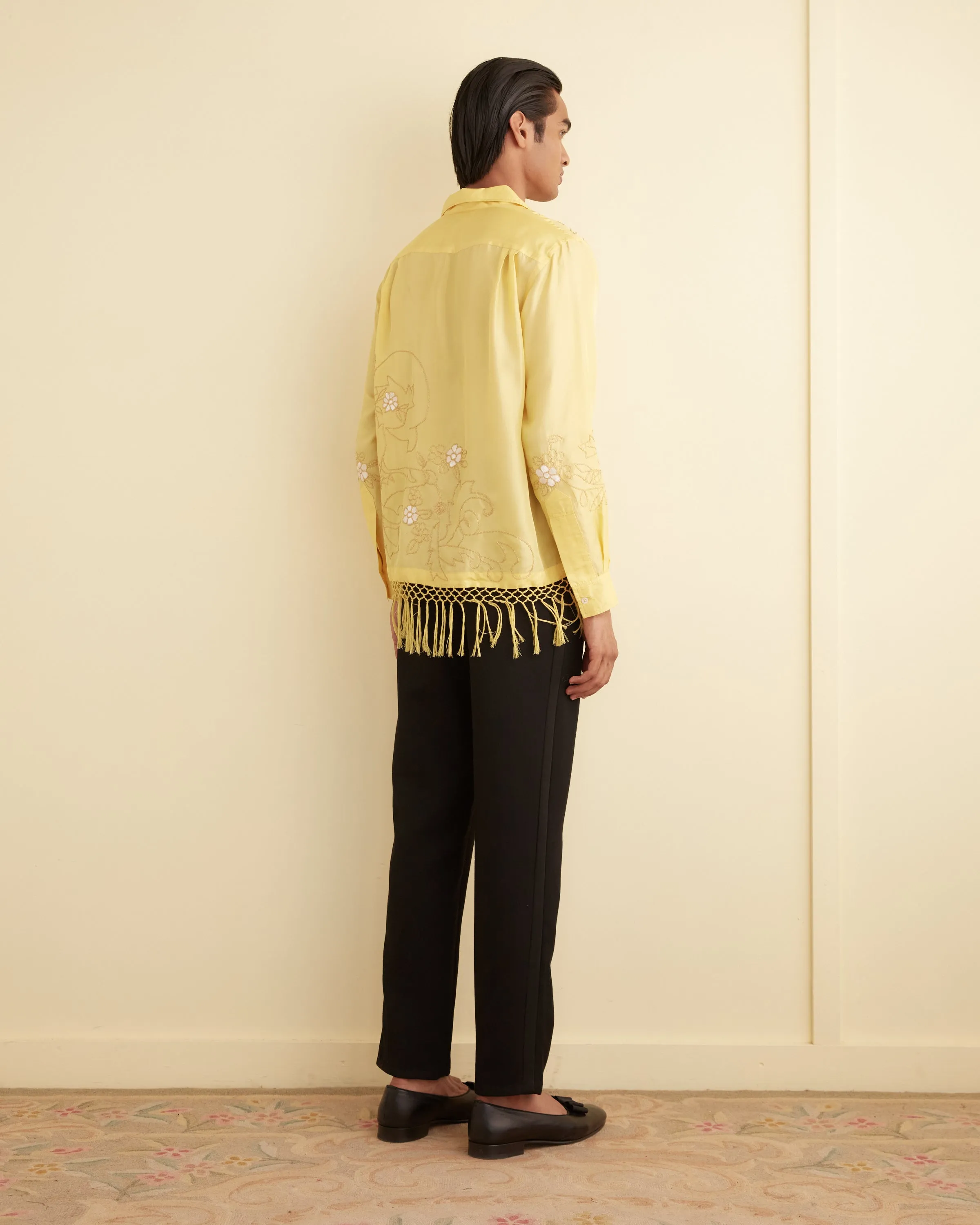 Paquerette Fringe Long Sleeve Shirt