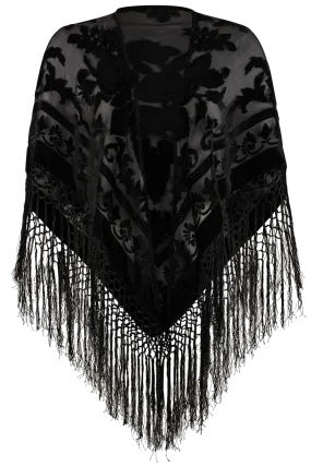 Pat Dahnke Black Triangle Shawl