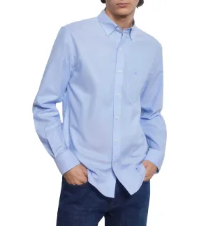 Plain Non Iron Oxford Shirt Blue