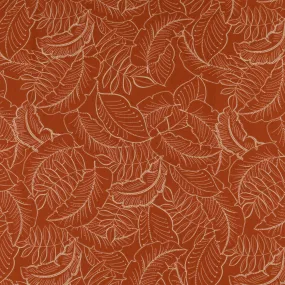 Printed Cotton & Linen - TERRA - 021 - Rust