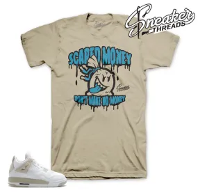 Retro 4 Linen Scared Money Shirt