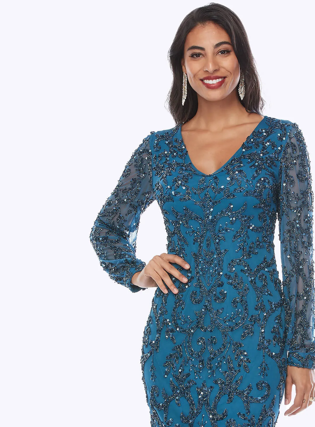 Sarna Dress - Sapphire - Size 12