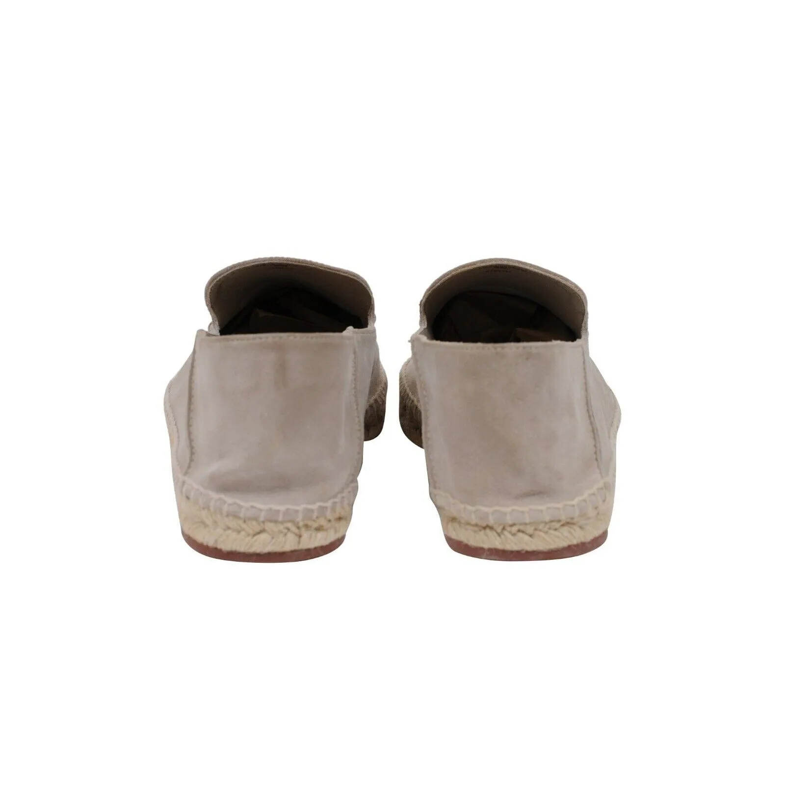 Seaside Walk Espadrilles Light Grey Suede Slip On