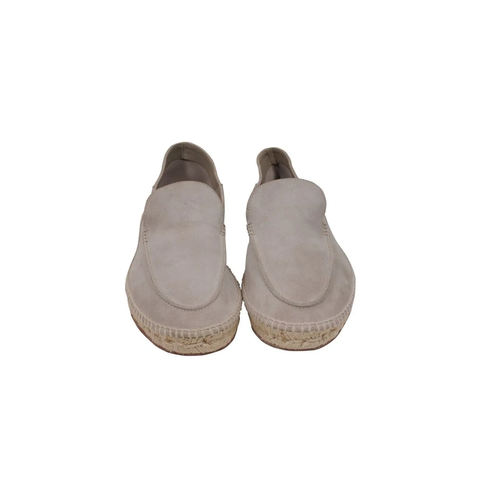 Seaside Walk Espadrilles Light Grey Suede Slip On