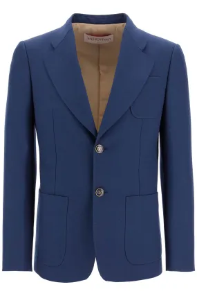 Slim Fit Wool Gabardine Jacket