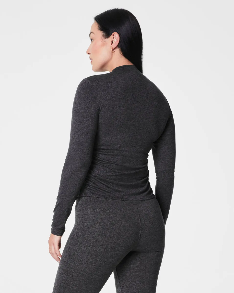 SPANX® SoftStretch Long Sleeve Mockneck Top