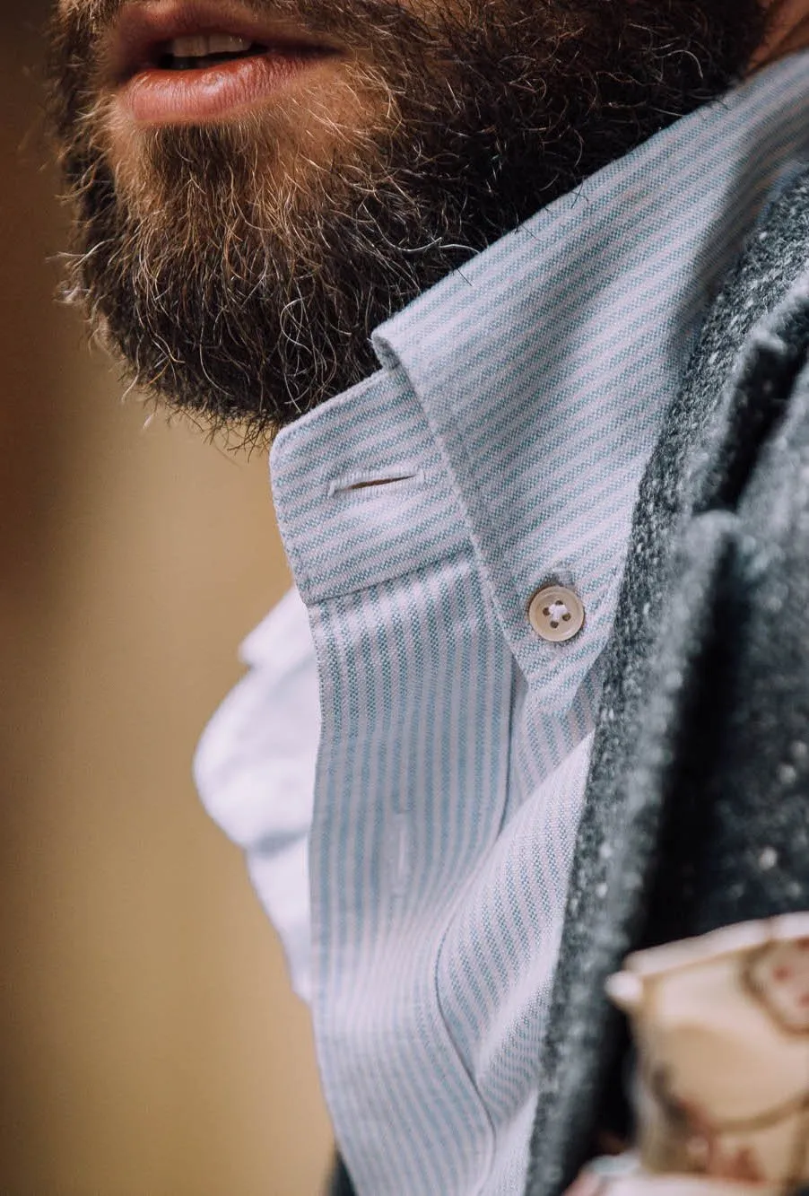 The Blue-Striped Oxford - shirt