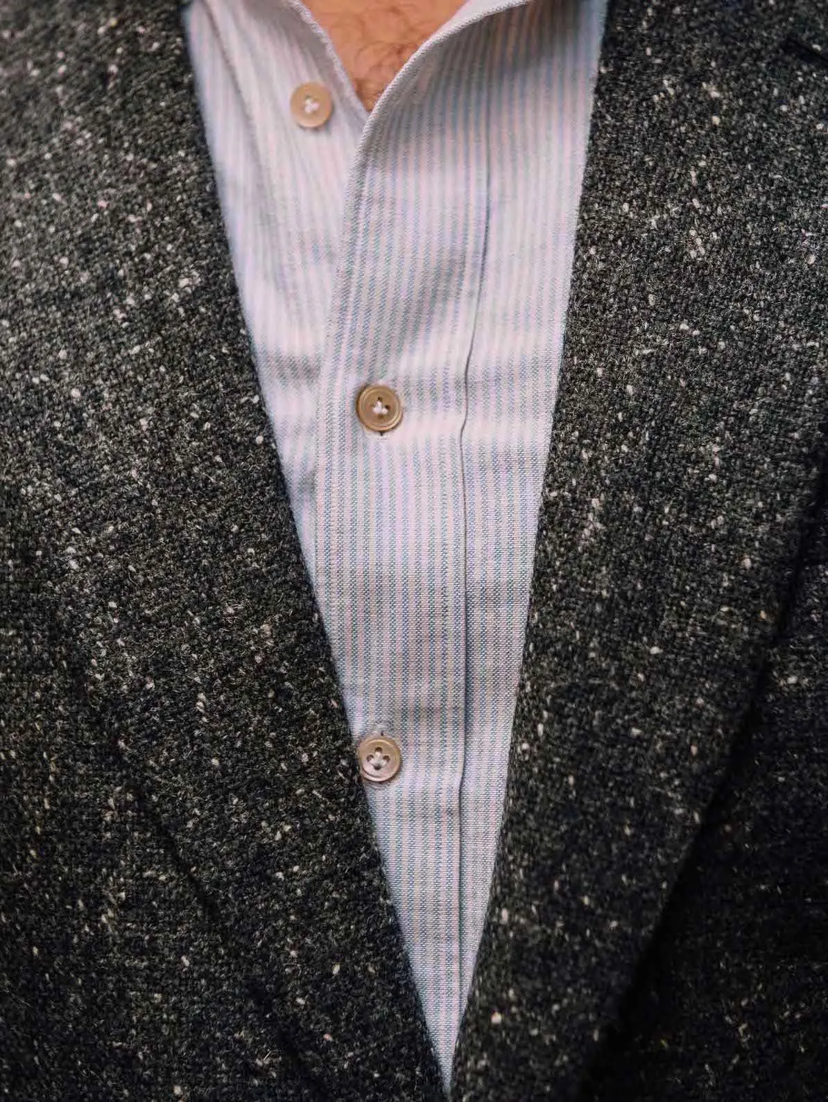 The Blue-Striped Oxford - shirt