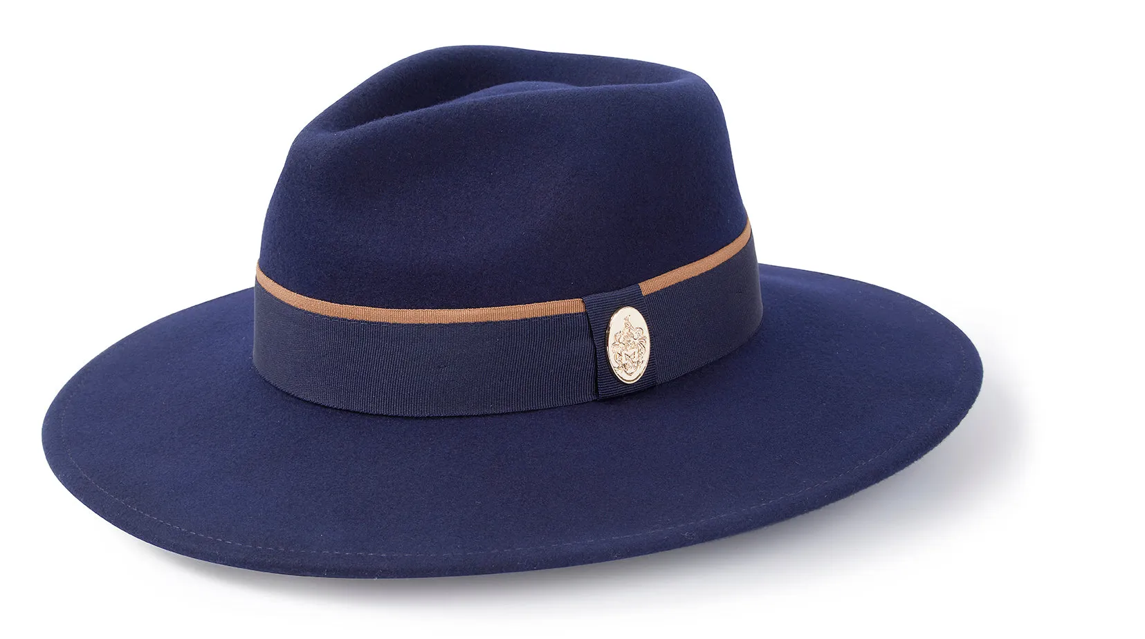 The Oxley Fedora in Navy