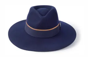 The Oxley Fedora in Navy