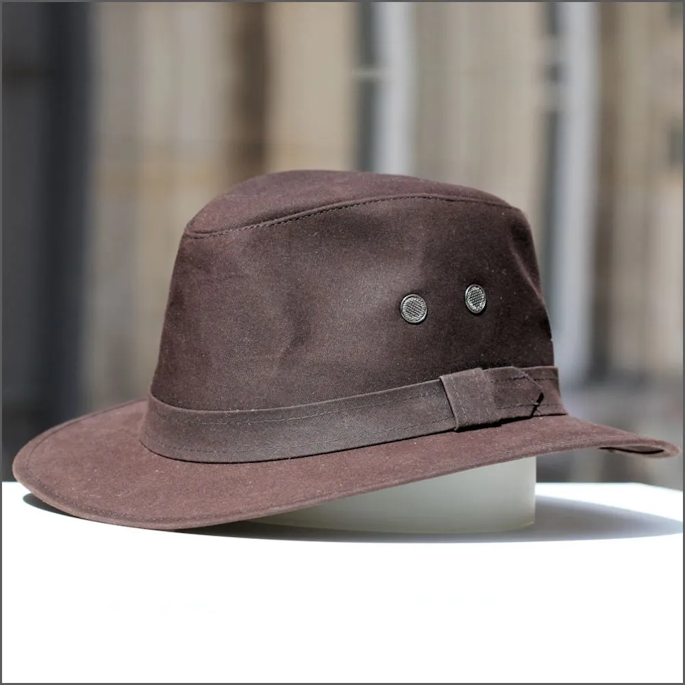 Wax Drifter Brown Hat 