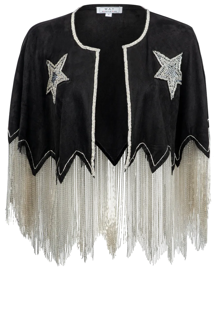 W.A.Y. Sequin Star Capelet